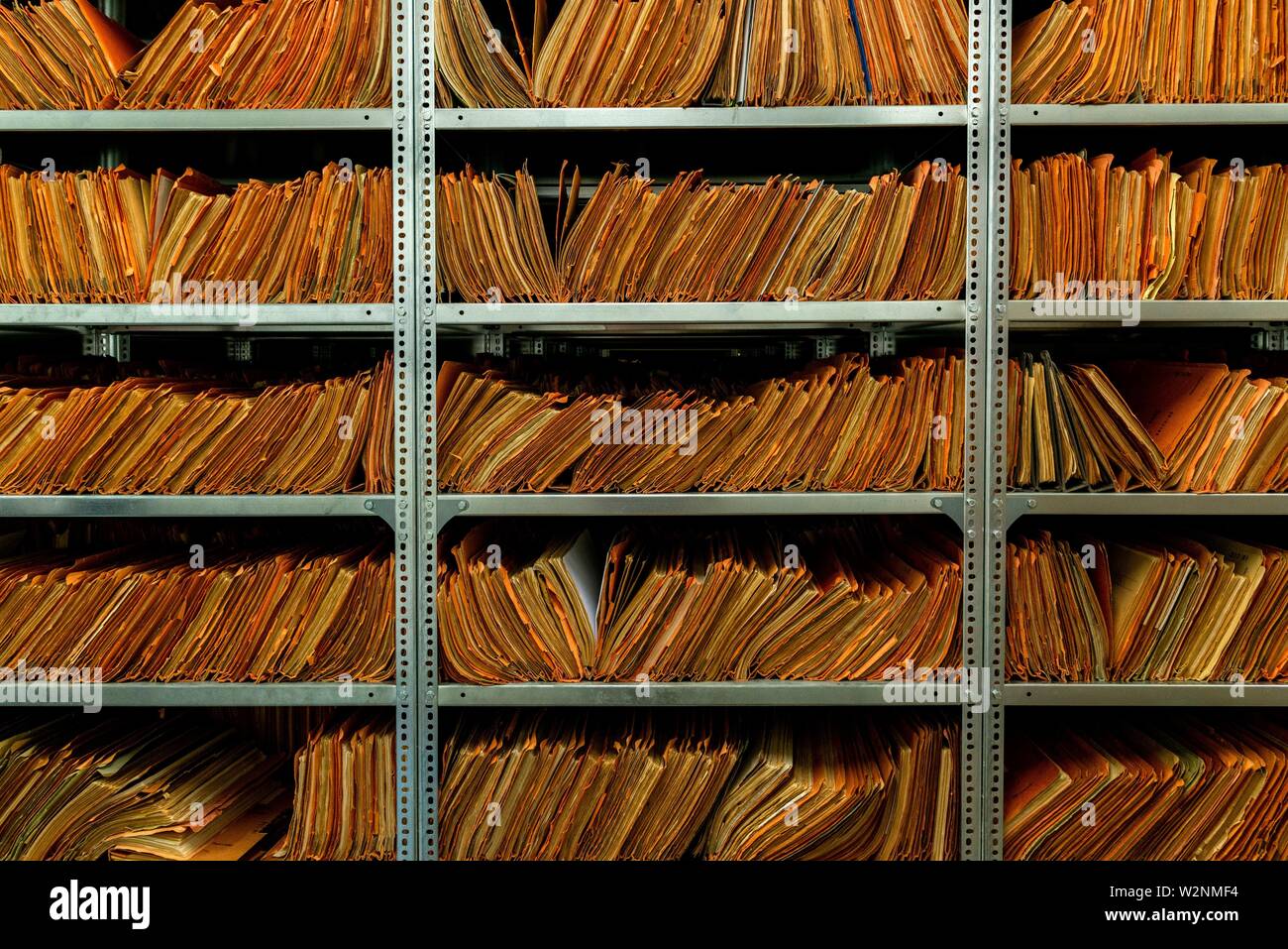 Berlin, Allemagne. La BStU est responsable pour le stockage et la conservation des archives de l'ex-Stasi MfS / Service de renseignement de la SED Banque D'Images