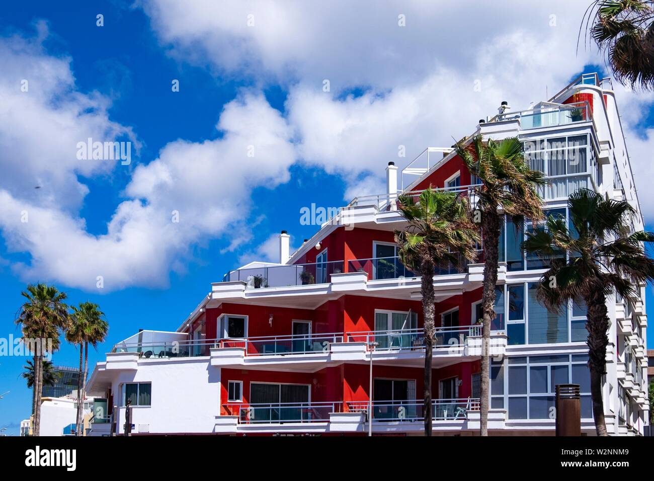 Des appartements modernes à Las Palmas, Gran Canaria. Banque D'Images