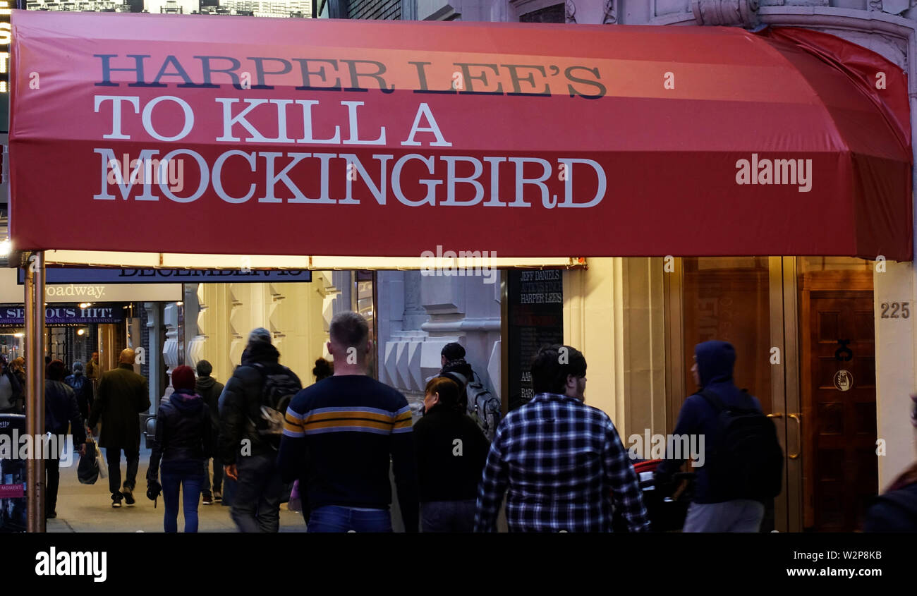 To Kill a Mockingbird au Shubert Theatre de Broadway NYC Banque D'Images