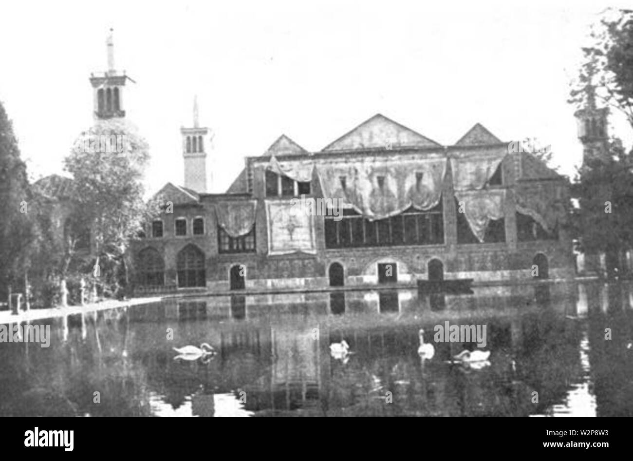 Shahs 1903 palace Téhéran Banque D'Images