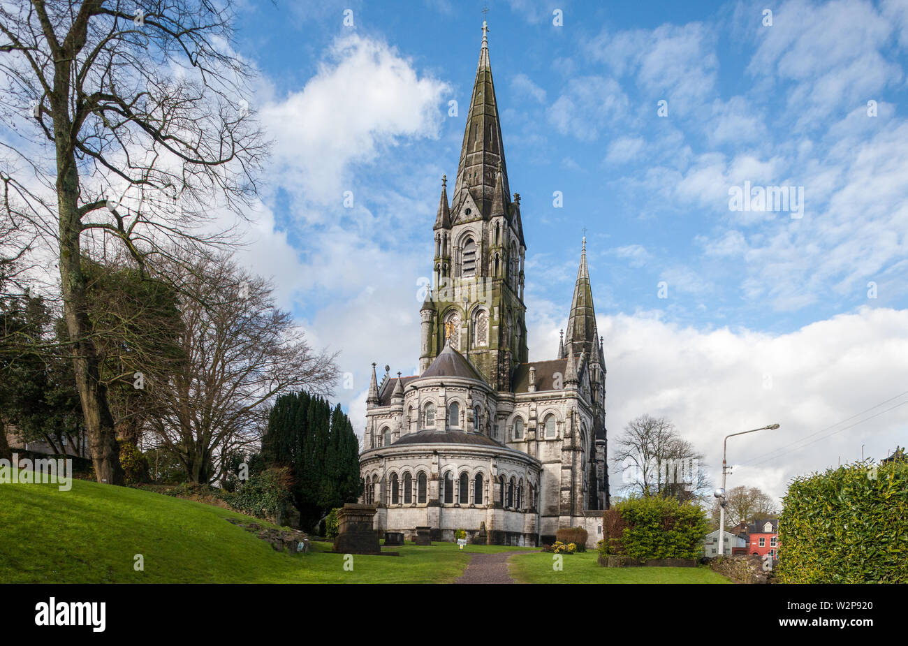 La ville de Cork, Cork, Irlande. Le 06 avril, 2019. La cathédrale Saint Fin Barre, la ville de Cork, Irlande. Banque D'Images