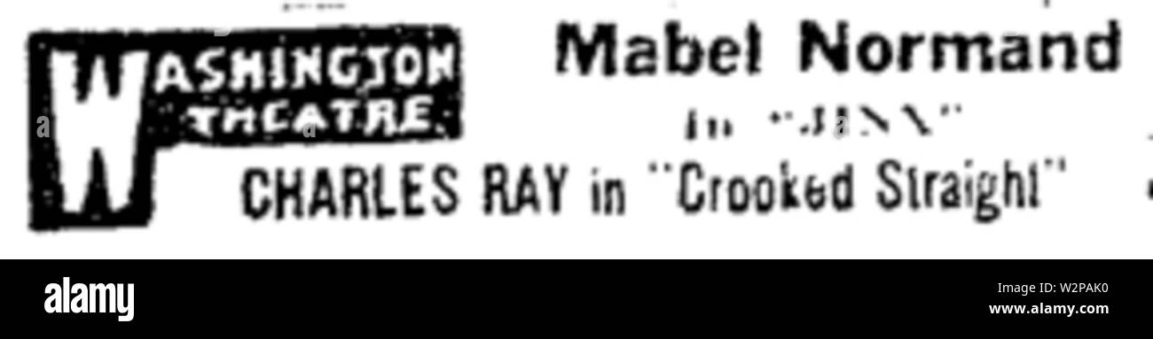 1919 WashingtonTheater BostonGlobe Nov26 Banque D'Images