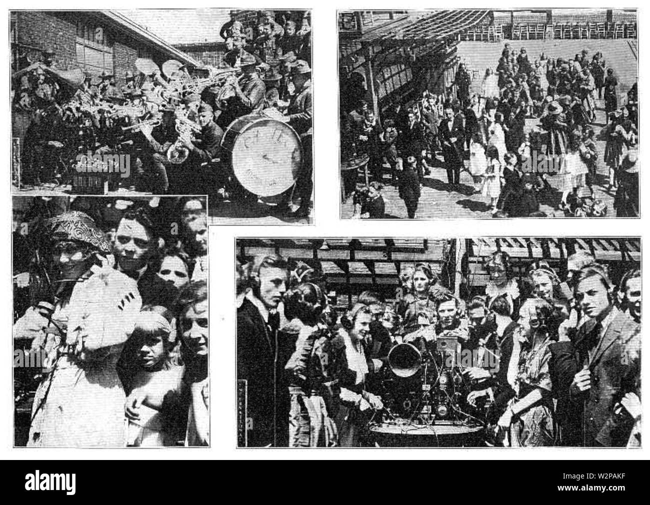 Danse Radio 1920 Banque D'Images