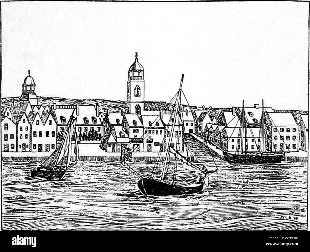 273 L'histoire du yachting Banque D'Images