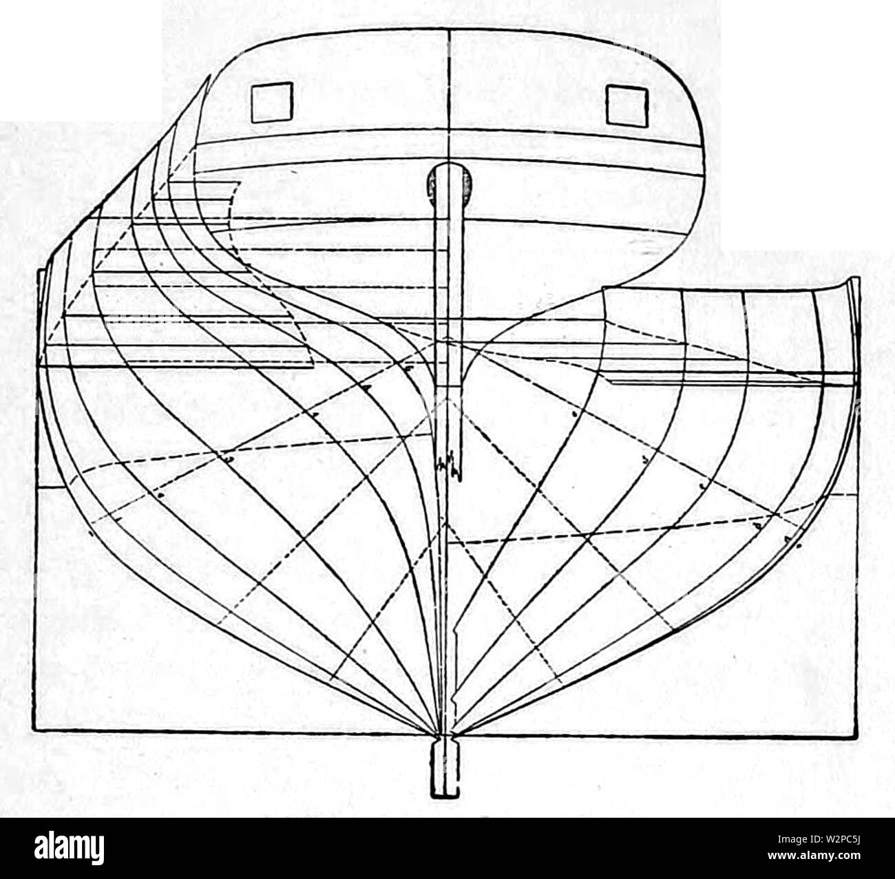 319-1 L'histoire du yachting Banque D'Images
