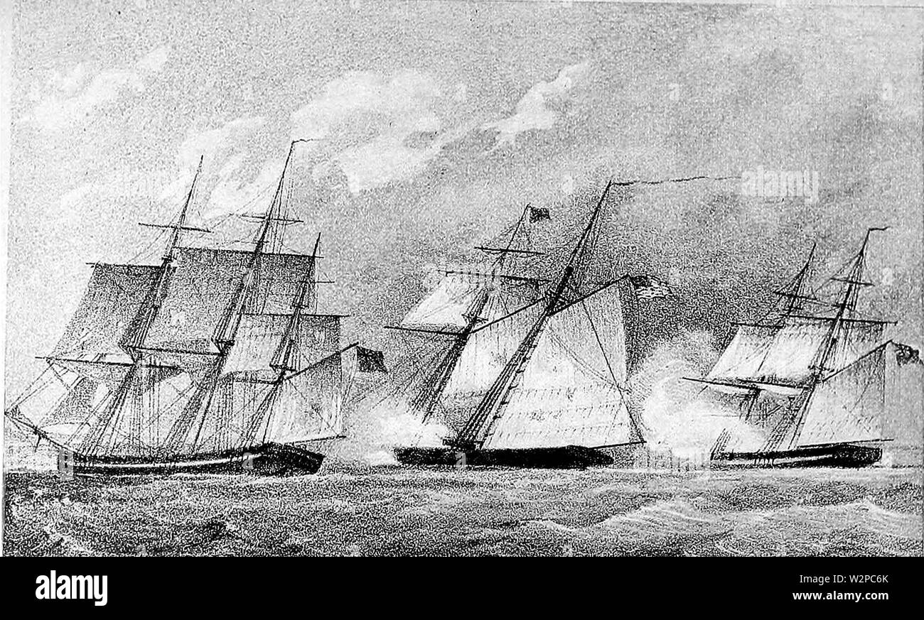 305 L'histoire du yachting Banque D'Images