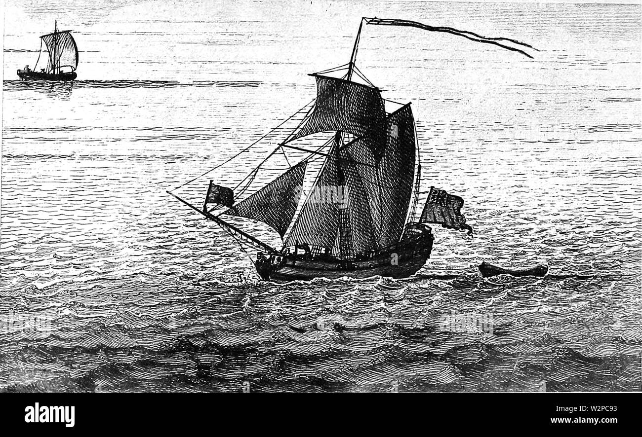 341 L'histoire du yachting Banque D'Images