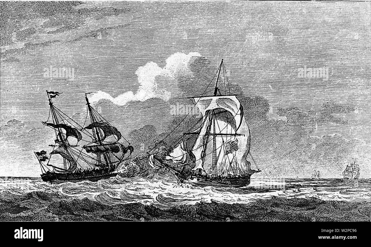 347 L'histoire du yachting Banque D'Images