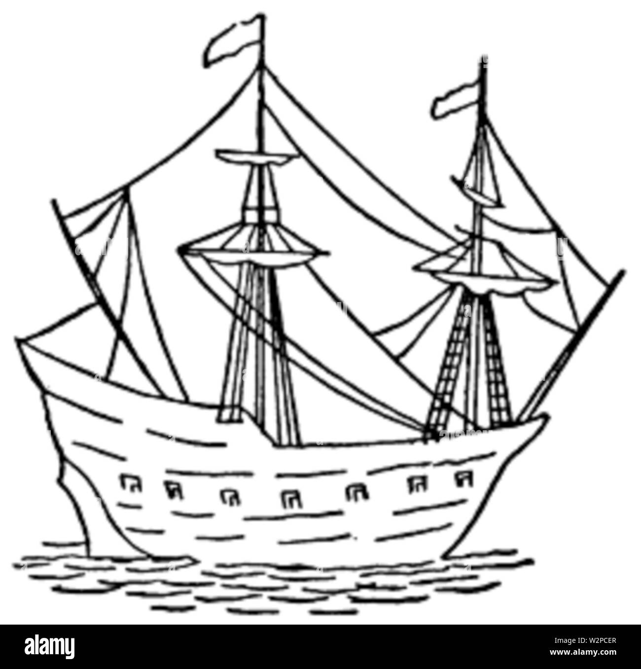 42-CARAVEL Banque D'Images