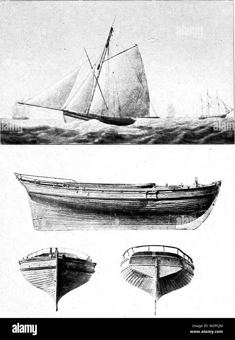 475 L'histoire du yachting Banque D'Images