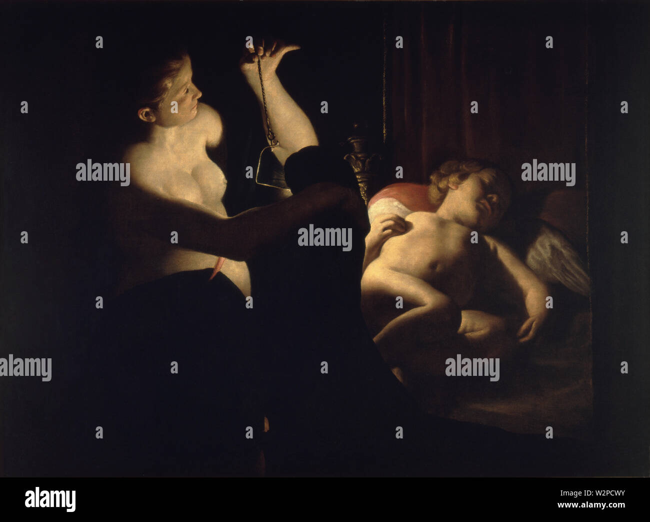 Español : Cupidon et Psyché y PsiqueCupid Banque D'Images