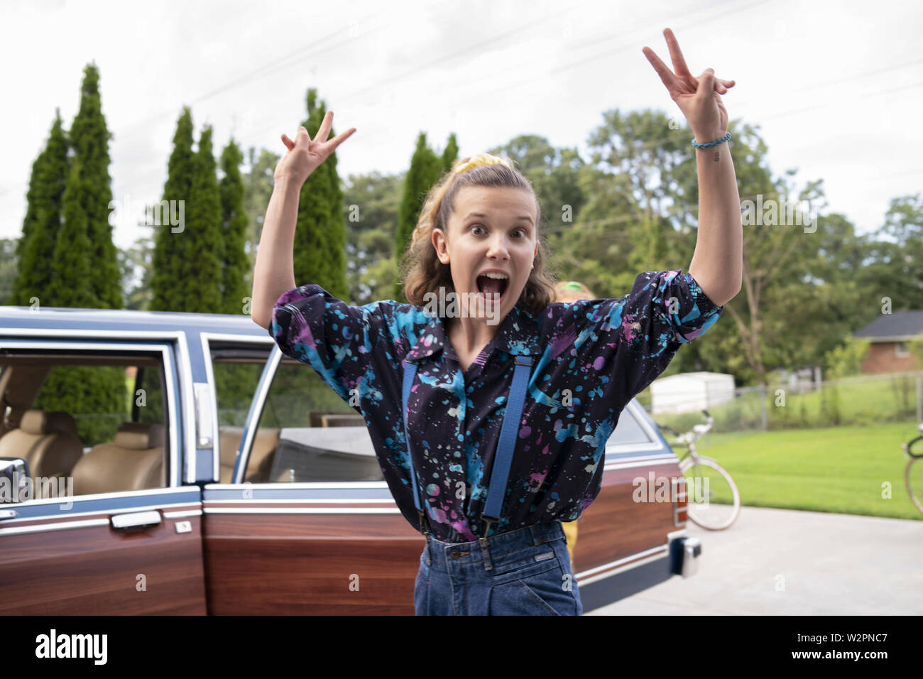 Millie Bobby Brown, 'Stranger choses 3' (2019) Crédit photo : Archives Le Hollywood / Netflix Banque D'Images