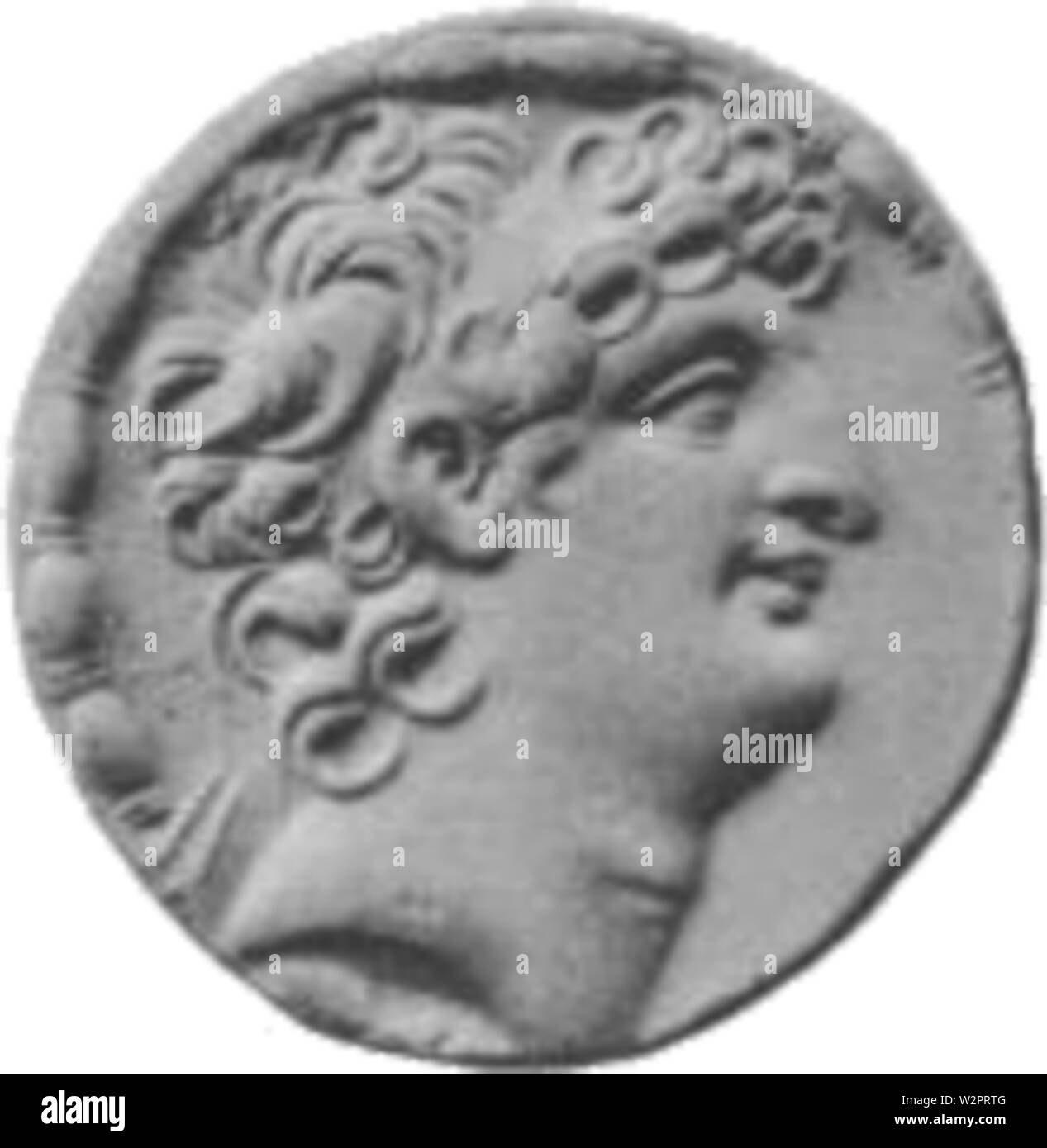 Antiochus VIII face Banque D'Images