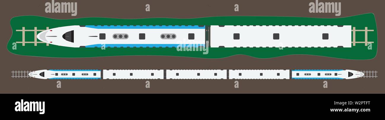 Vue de dessus de la Vector Speet haute Illustration de Vecteur