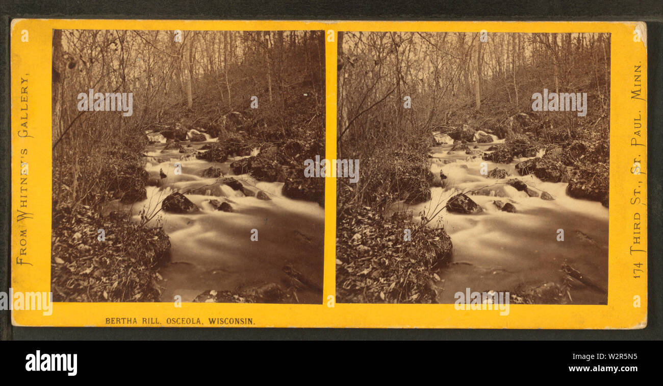 Bertha Rill, Osceola, Wisconsin, par Whitney's Gallery Banque D'Images