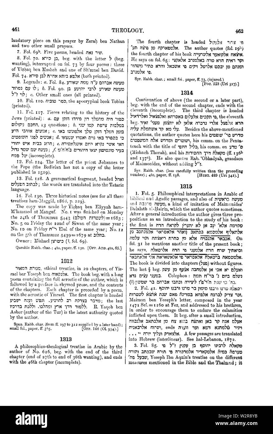 Bodleian échantillon catalogue Banque D'Images