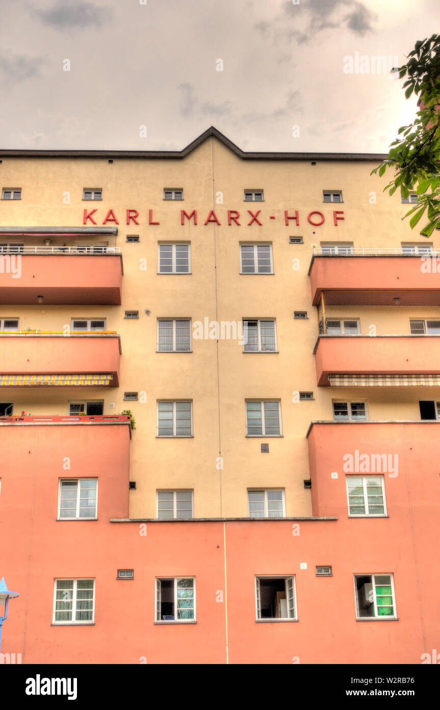 Karl Marx Hof, Vienne Banque D'Images