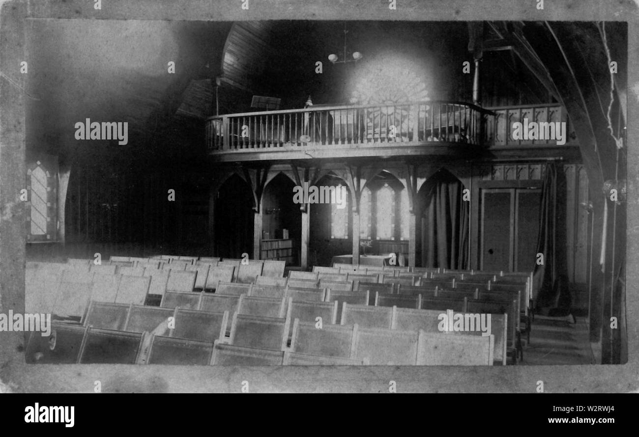 L'église de Notre Père arrière intérieur 1884 Banque D'Images