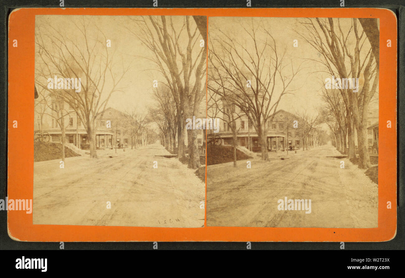 Avenue du Commandant, Boston Navy Yard, par Alden, UN E, 1837- Banque D'Images