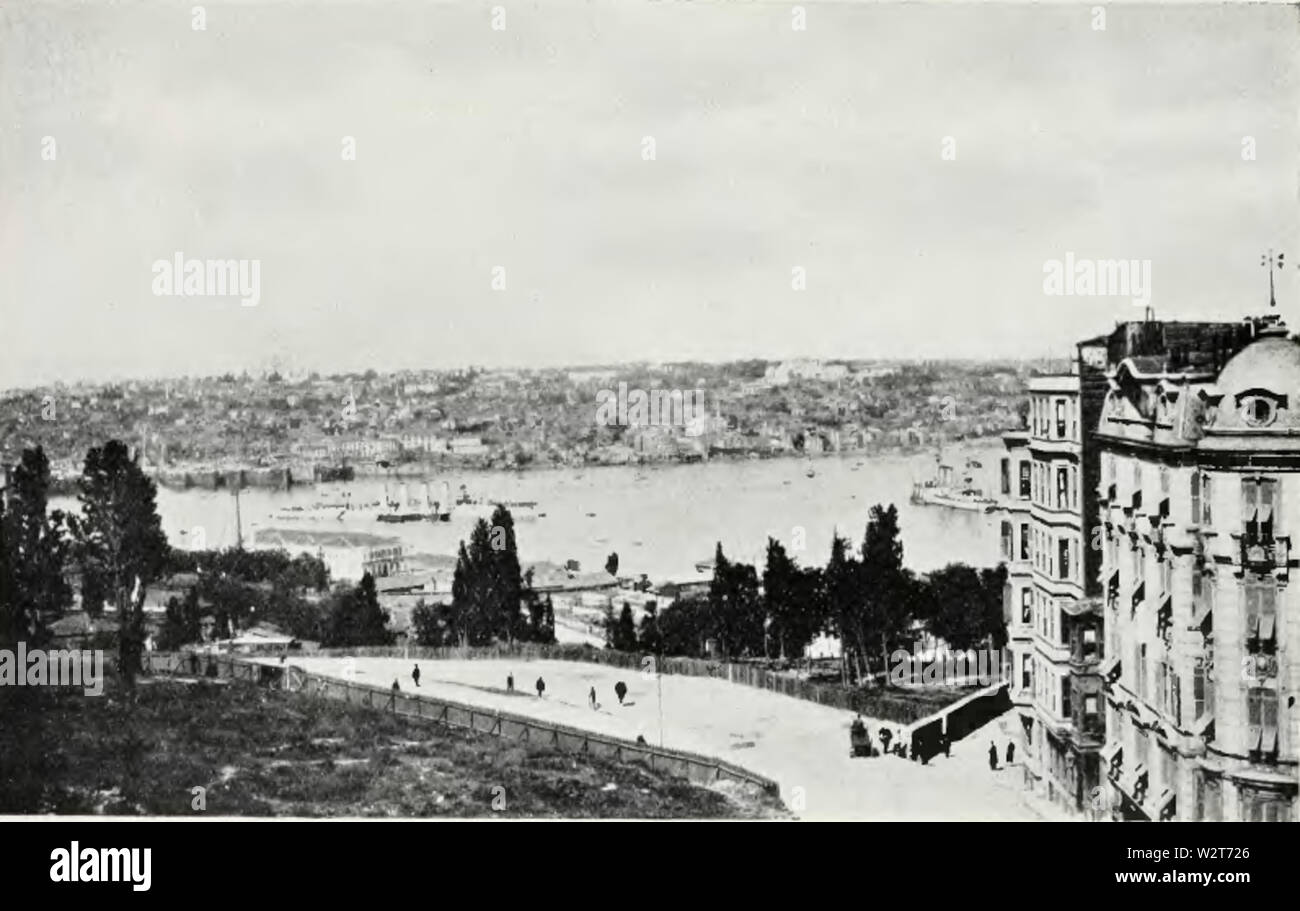 Cuerno-de-oro-buques-alemanes--russiabalkansdar00fort Banque D'Images