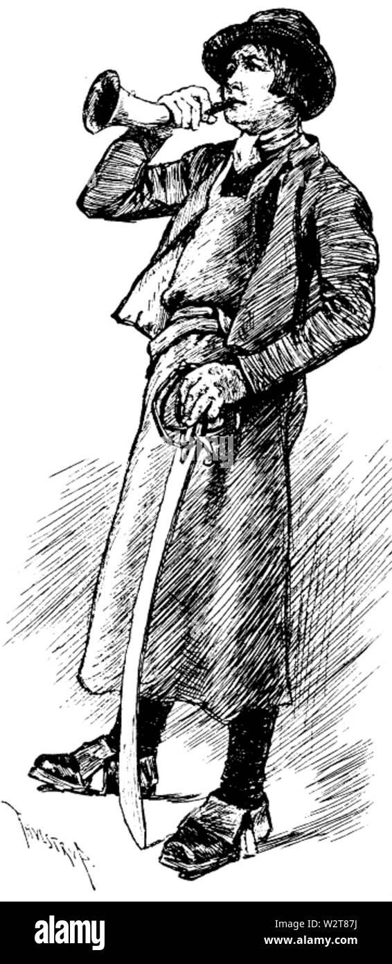Dalecarlia, Mora gardien, Harper's 1883 Banque D'Images