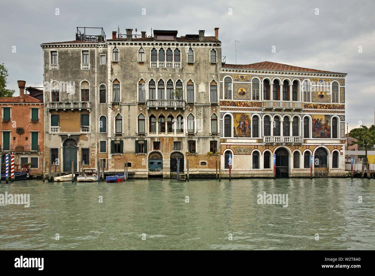 Grand Canal de Venise. Région de la Vénétie. Italie Banque D'Images