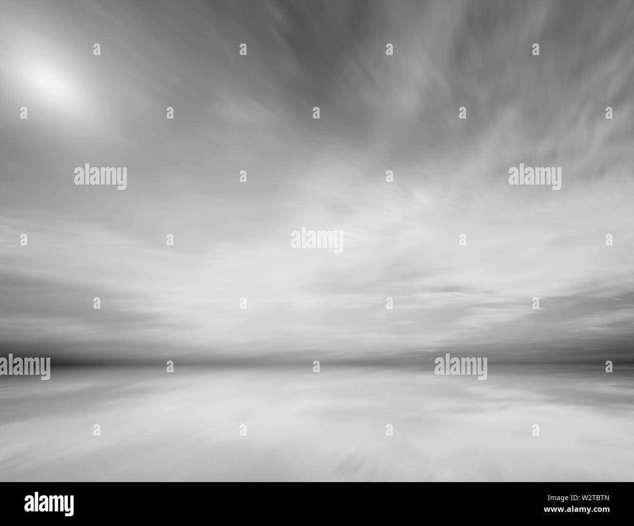 Le ciel et l'eau de la Bolivie réflexions de miroir Banque D'Images