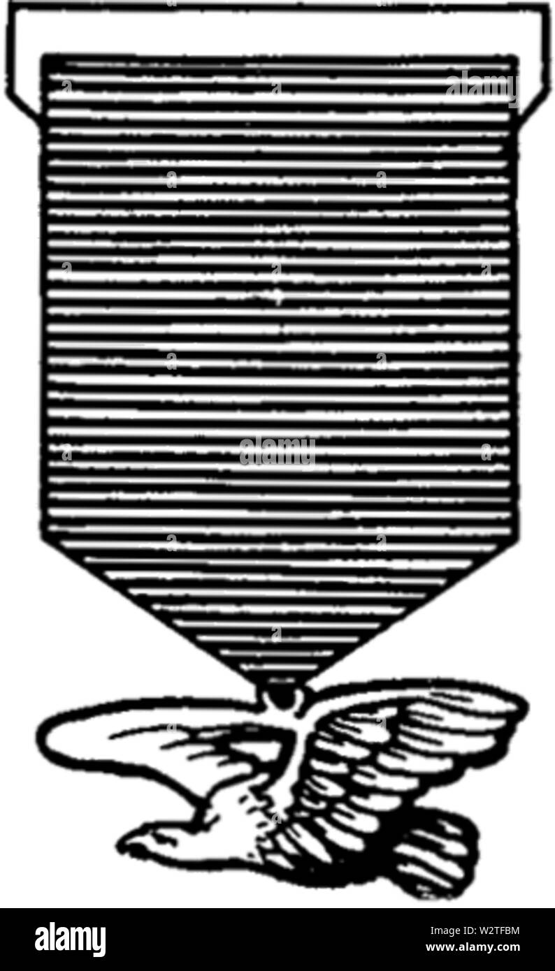 Médaille 1911 Eagle Scouts Banque D'Images