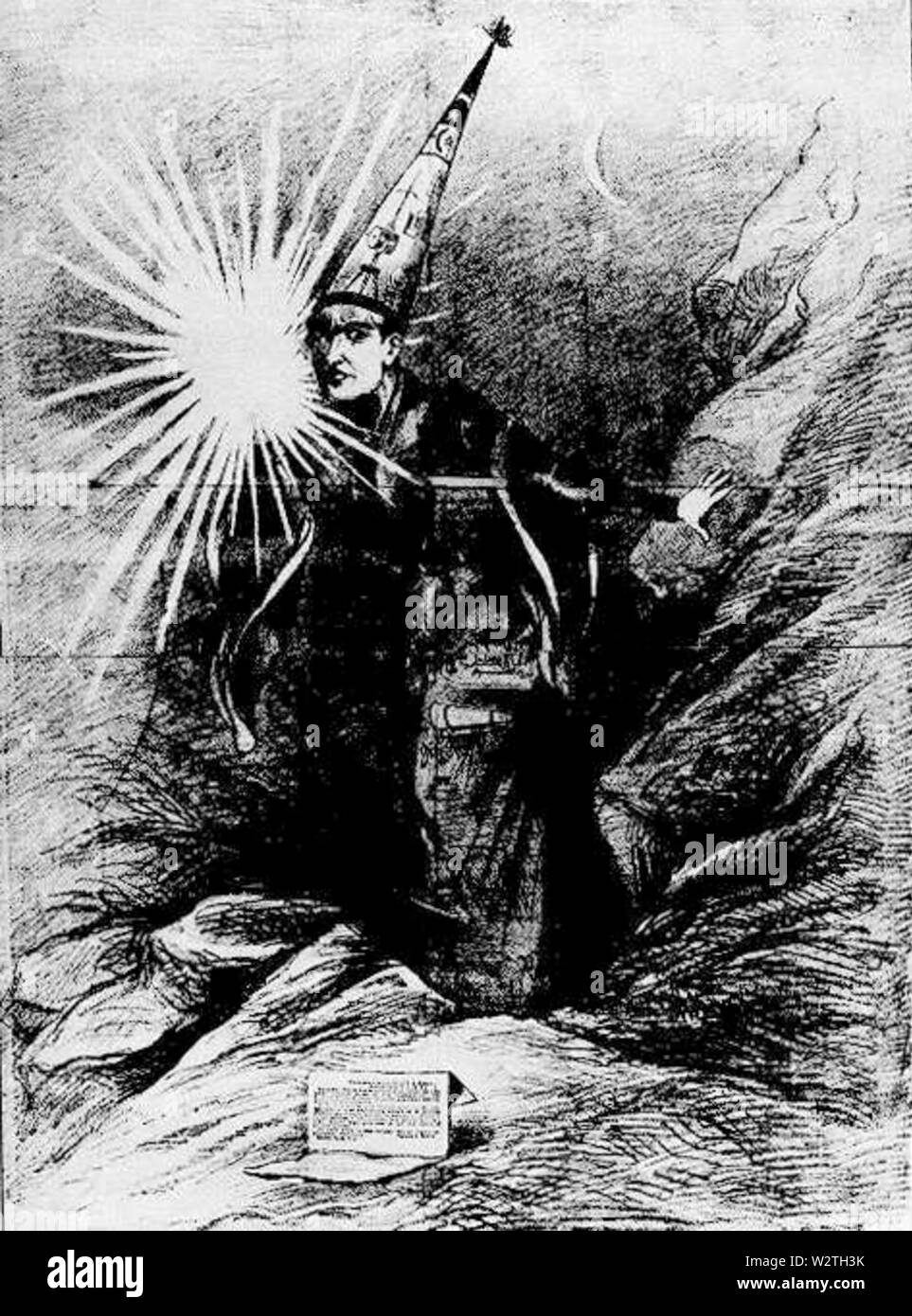 La recherche d'assistants d'Edison New York Daily Graphic 1879 Banque D'Images