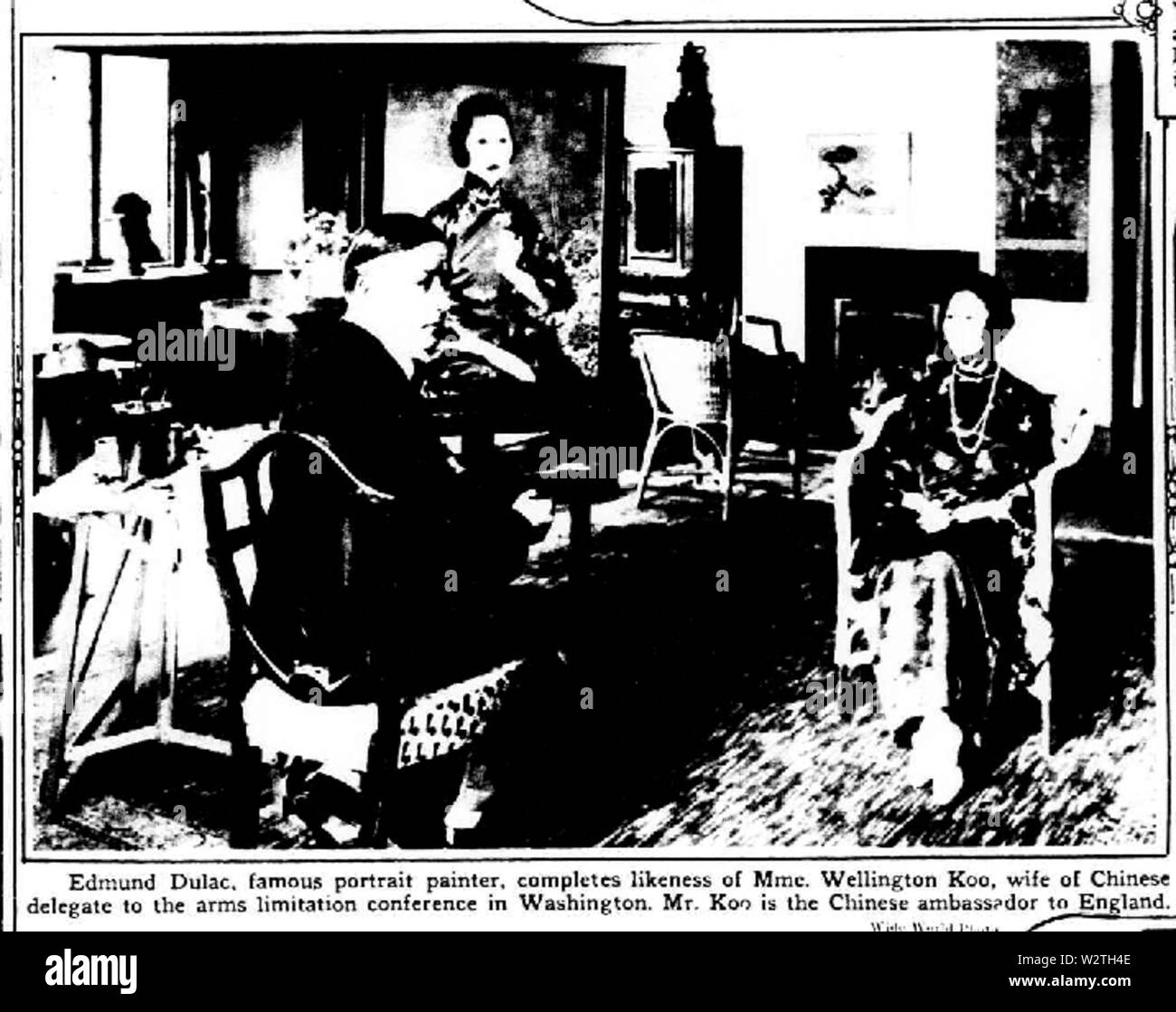 Edmund Dulac photo journal Banque D'Images