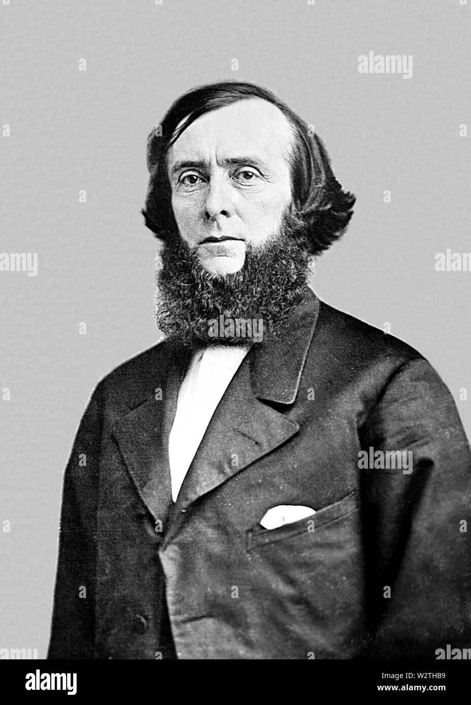 Portrait w:Edwards Pierrepont, homme d'état américain Banque D'Images