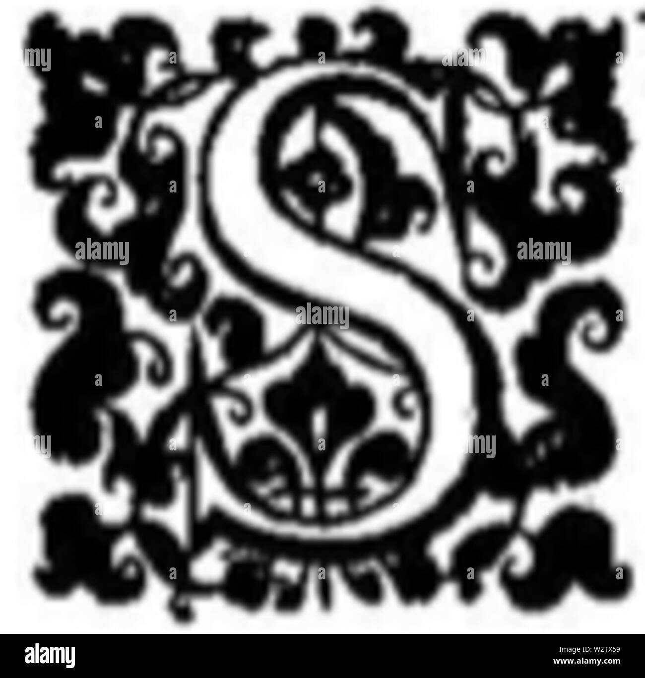 Foliot Canticum Ornamentum 286b Banque D'Images