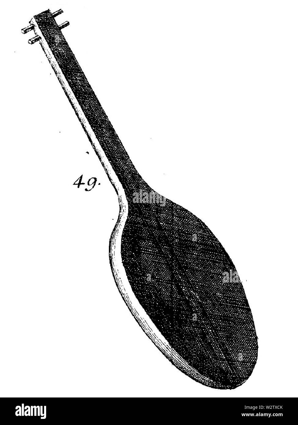 Forkel Geschichte der Musik V onglet fig 49 Banque D'Images