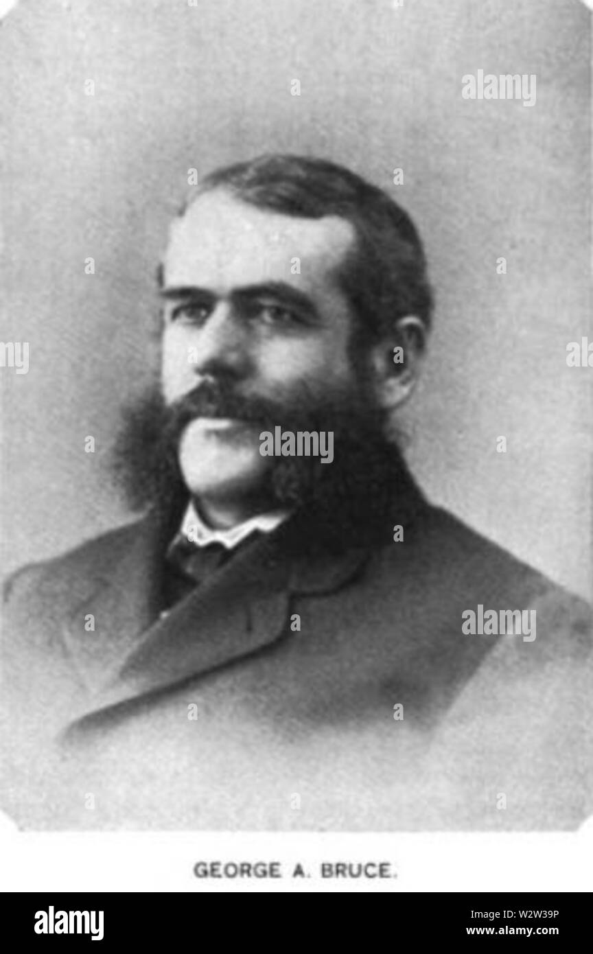 Bruce George Anson Banque D'Images