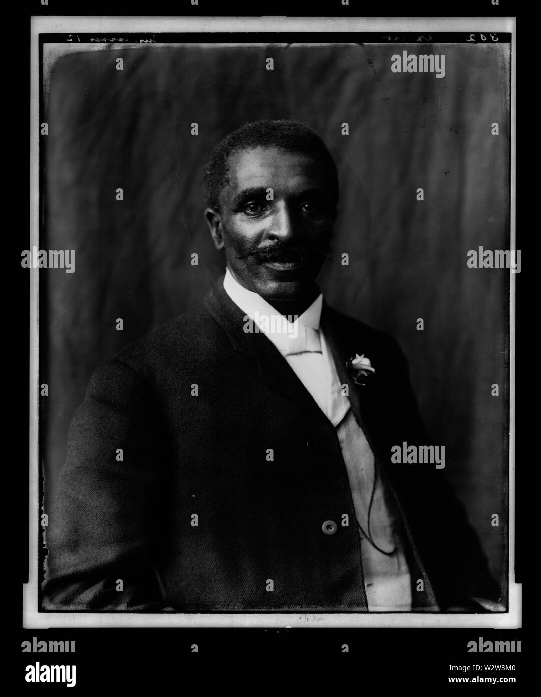 George Washington Carver (1864 - 1943), à l'Institut Tuskegee, Alabama, Tuskegee. Banque D'Images