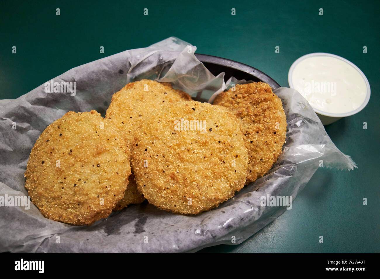 Deep Fried Green Tomatoes Florida USA United States of America Banque D'Images