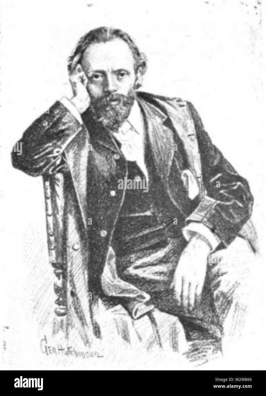 Hall Caine par George Wylie Hutchinson Banque D'Images