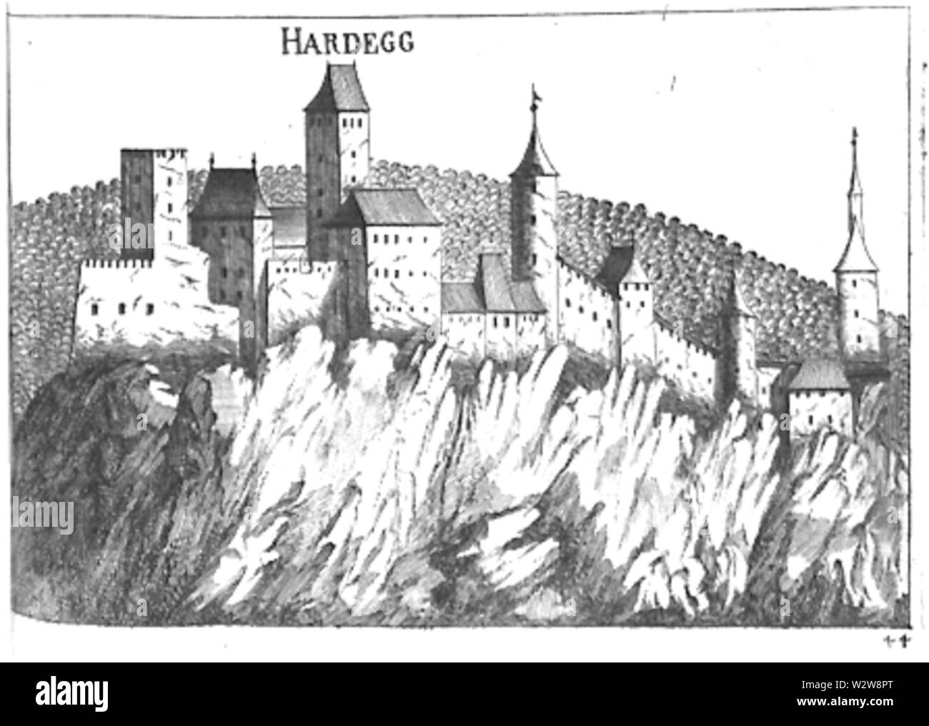 Hardegg, Basse Autriche Georg Vischer Mätthaus Banque D'Images