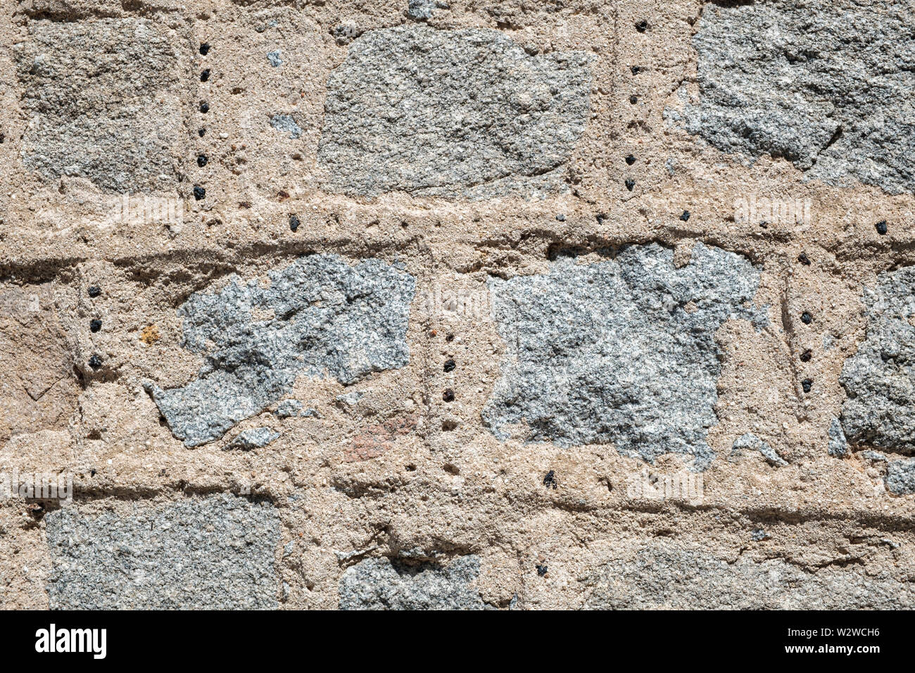 La texture de marbre close up pattern ciment brique gris Banque D'Images