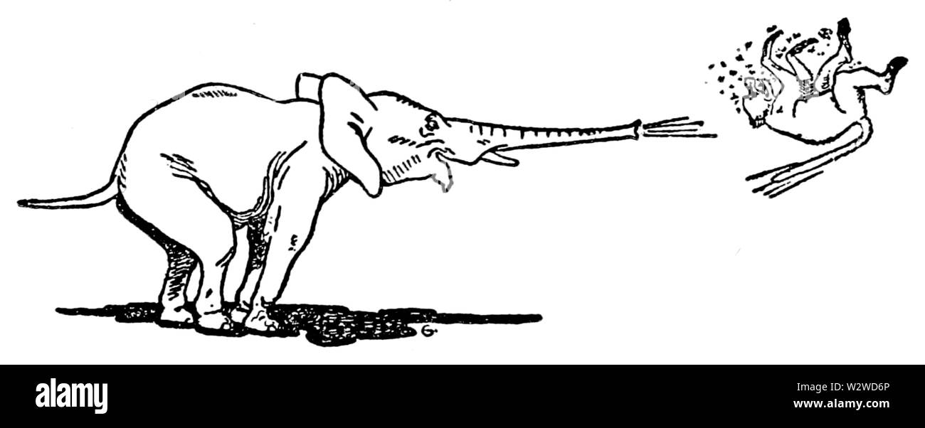 L'illustration à la moitié-titre dans juste ainsi Stories (c1912) Banque D'Images