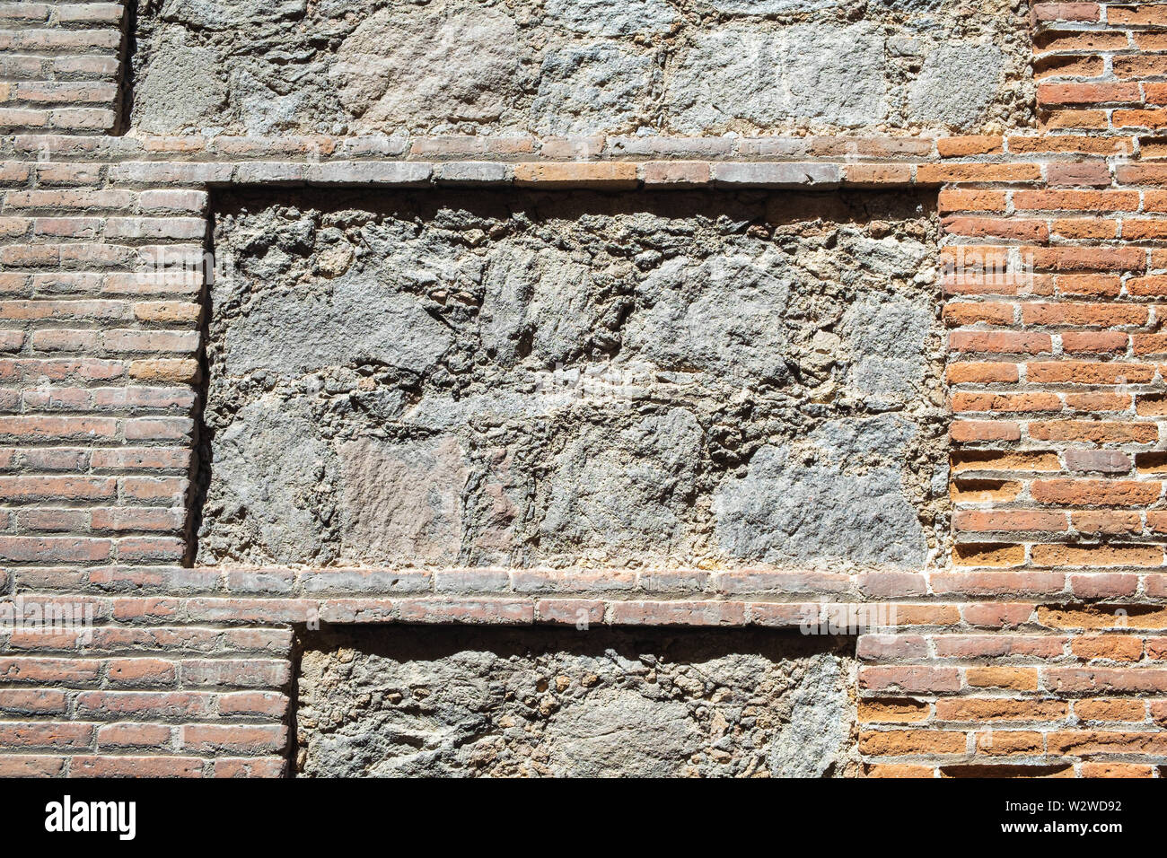 La texture de marbre close up pattern ciment brique gris Banque D'Images
