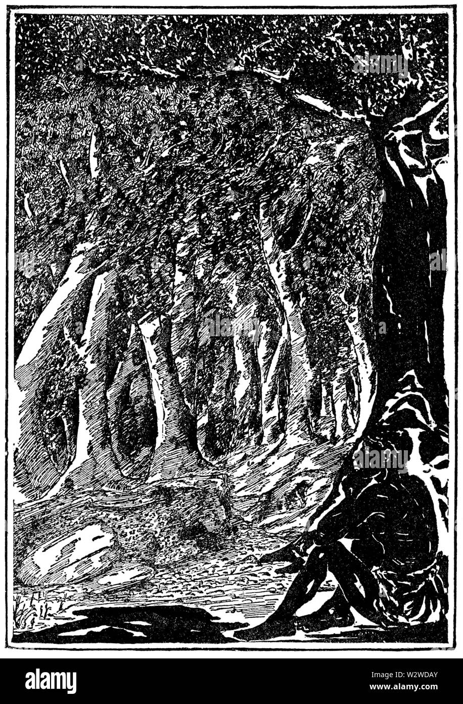 L'illustration à p 57 dans juste ainsi Stories (c1912) Banque D'Images