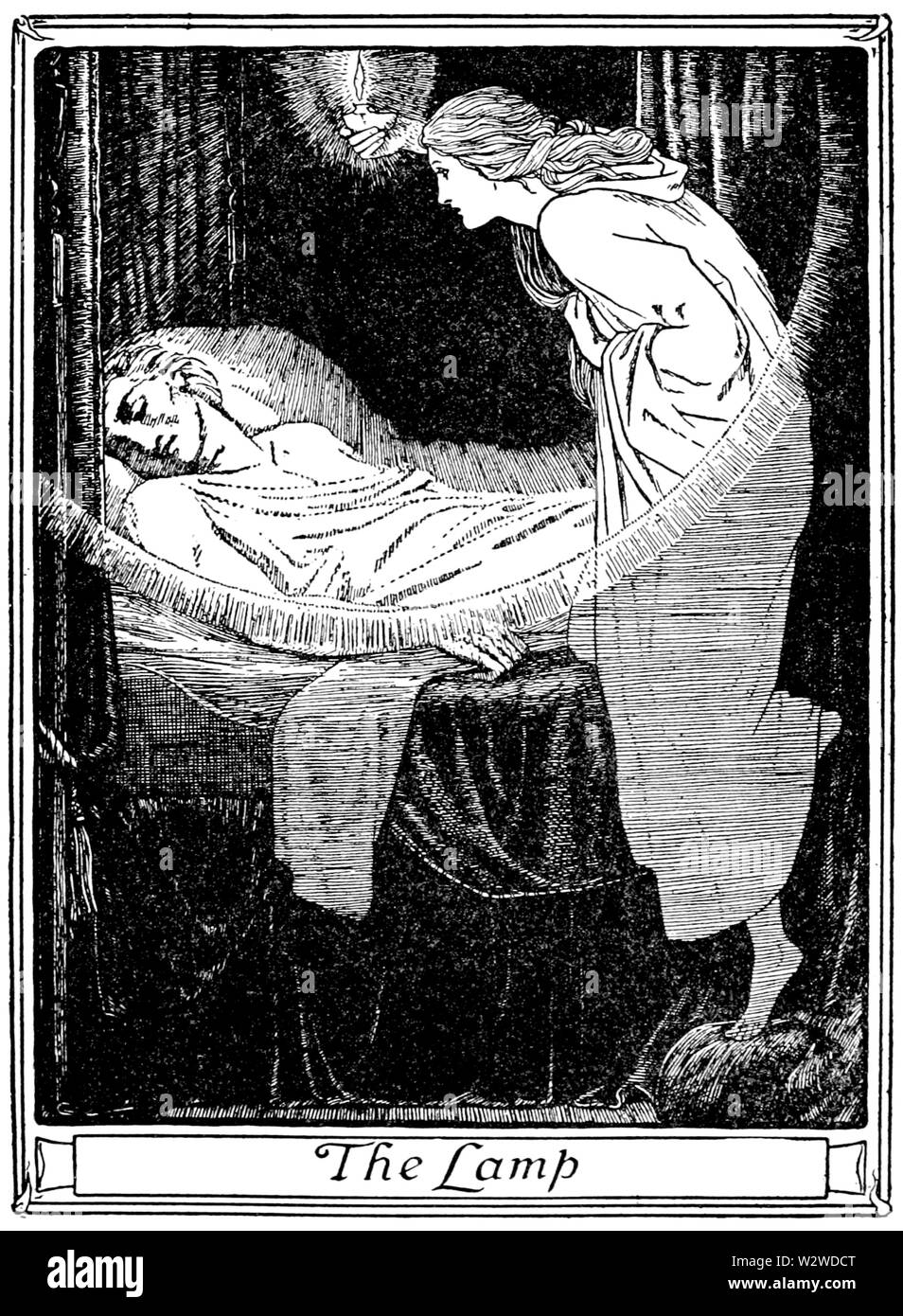 L'illustration à la page 133 du livre de fée en Europa Banque D'Images