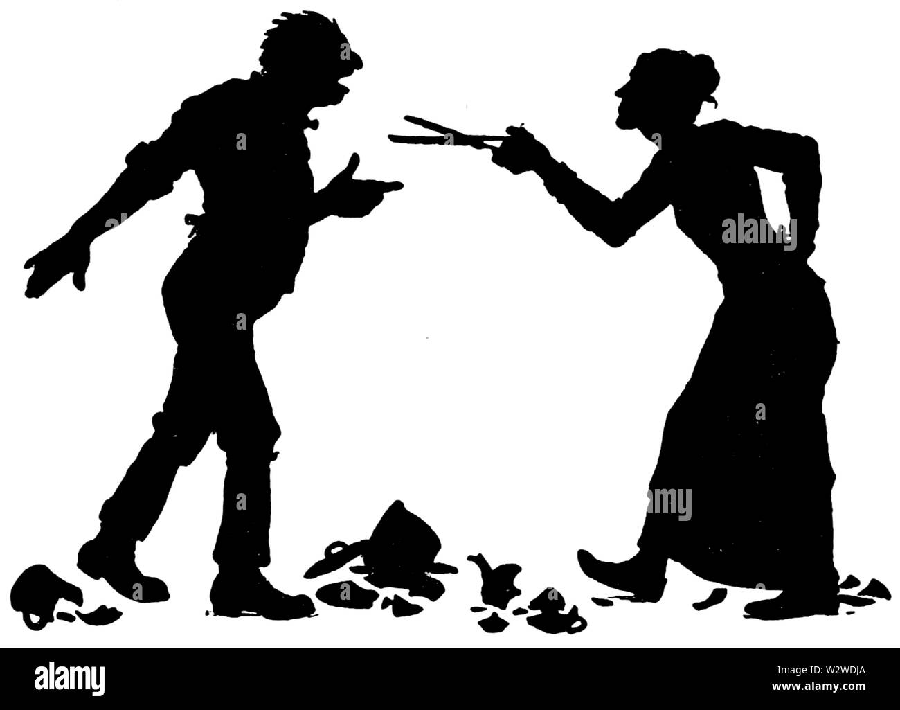 L'illustration à la page 31 du Livre de fée en Europa Banque D'Images