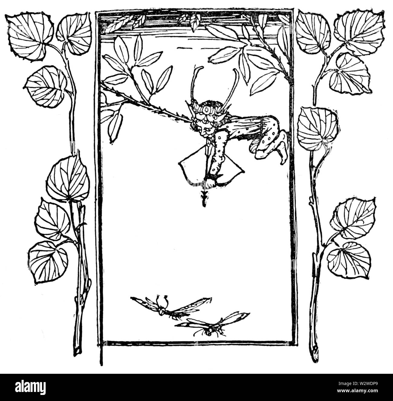 L'illustration à la page 7 dans les contes de Grimm (Edwardes, Bell) Banque D'Images