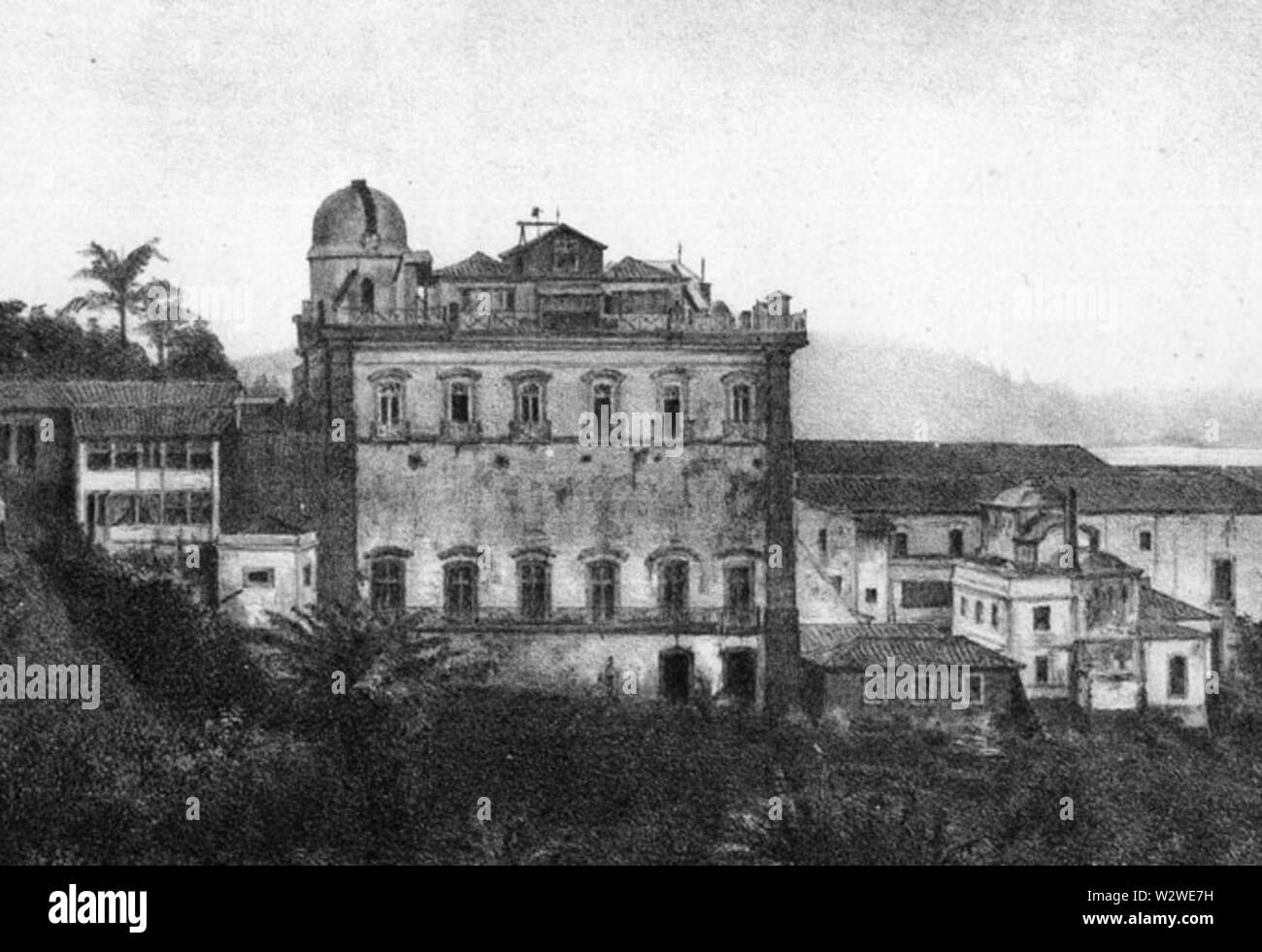 Observatoire de l'impériale du Brésil, 1882 Banque D'Images