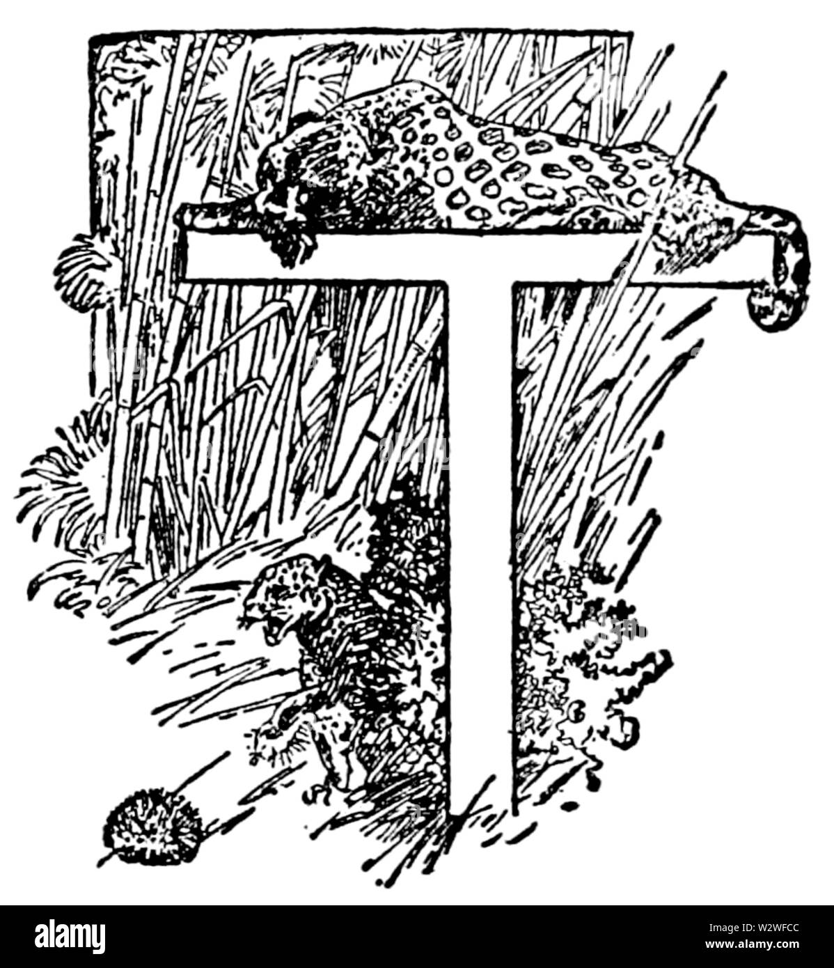 À l'initiale p 101 dans juste ainsi Stories (c1912) Banque D'Images