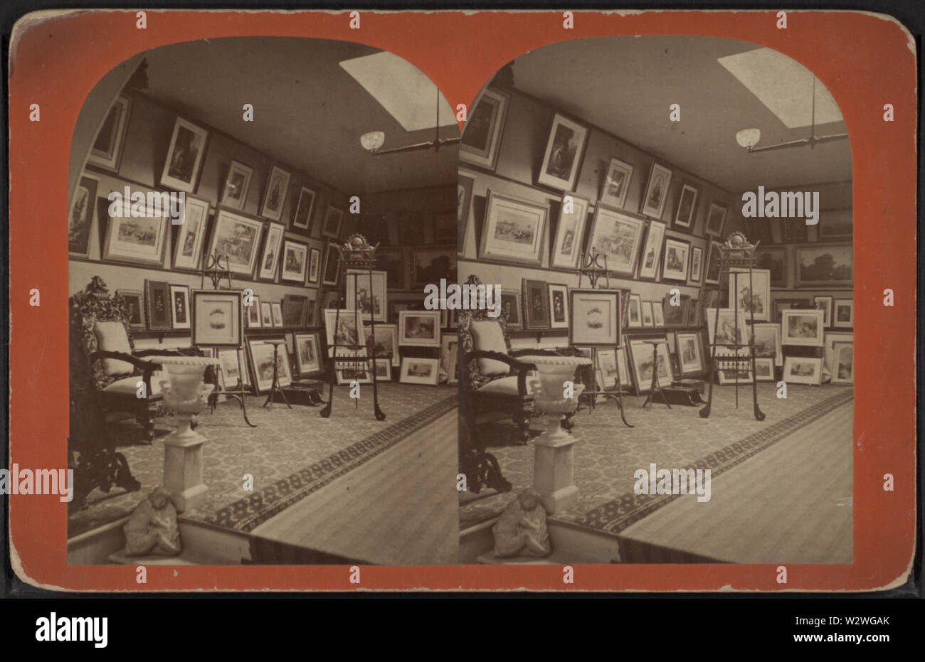 Les photos de l'intérieur, par C H Scofield Banque D'Images