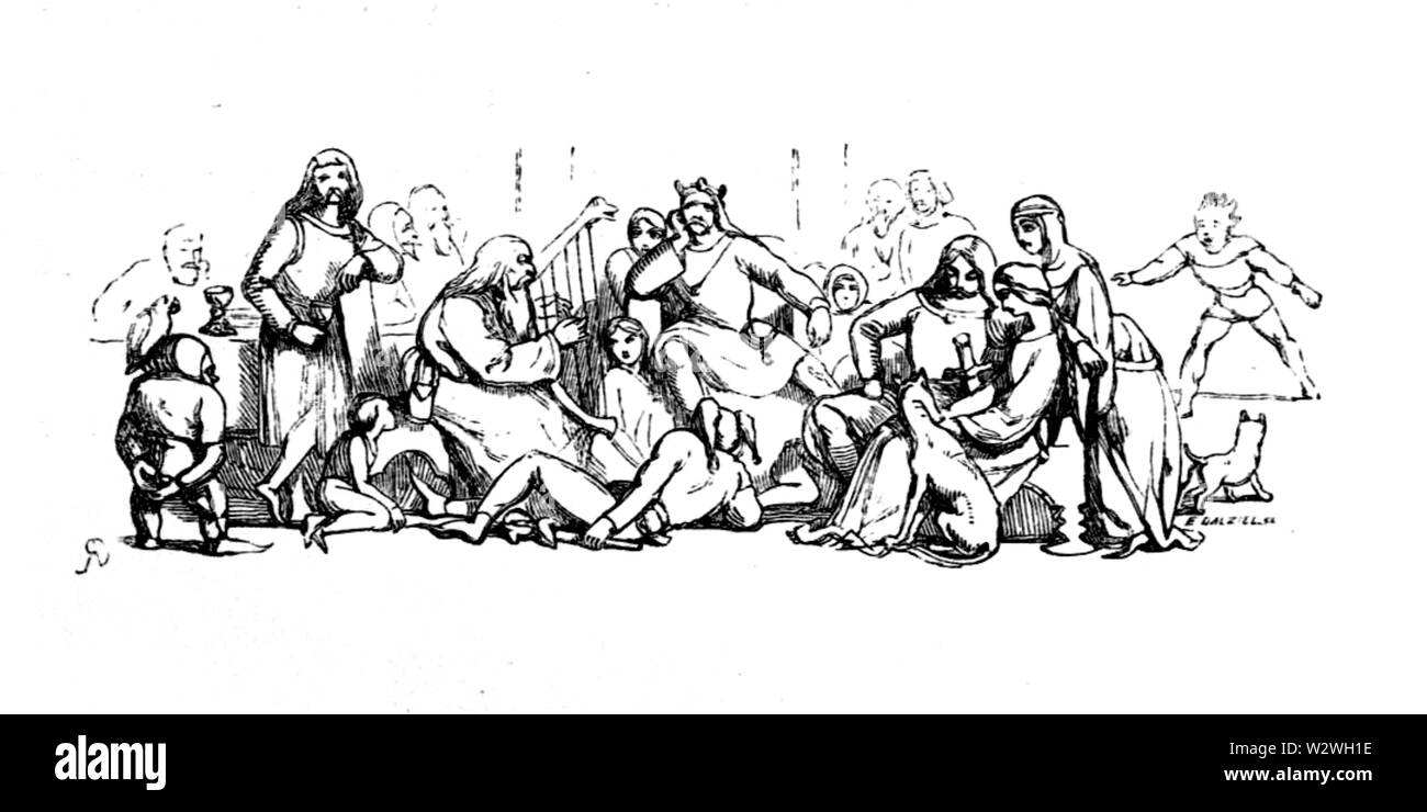 Jack et les géants de droit24 Banque D'Images