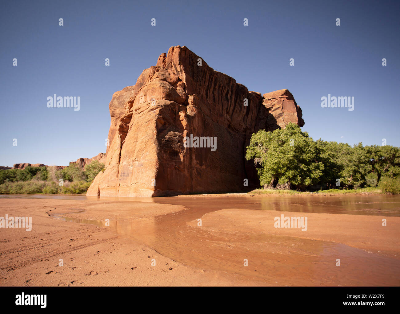 Ruines archéologiques de Canyon de Chelly National Monument, Navajo Nation, Arizona Banque D'Images